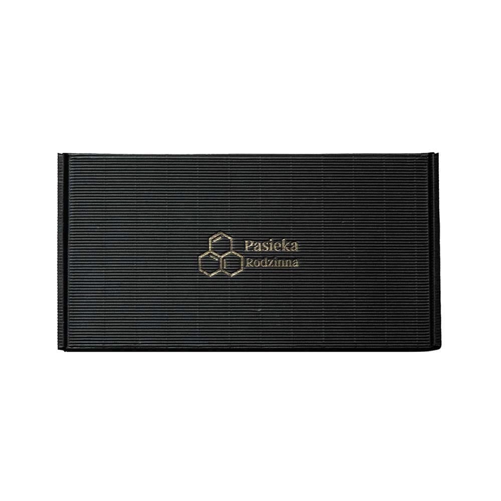 Kartonik czarny z logo 3x 240g